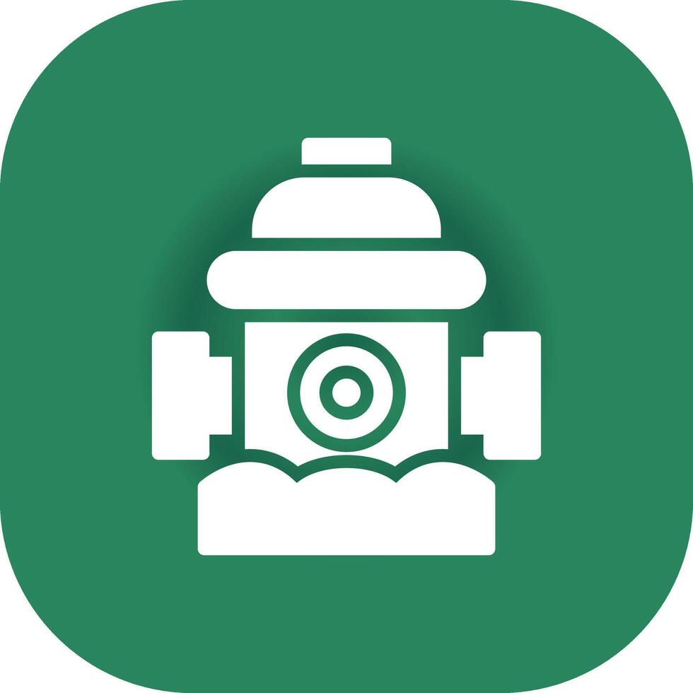 Fire Hydrant Creative Icon Design vector
