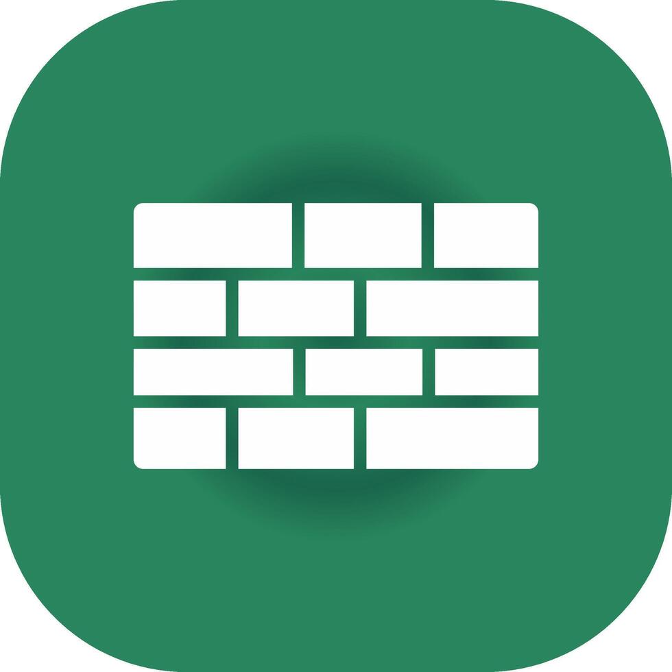 Brick Wall Creative Icon Design vector