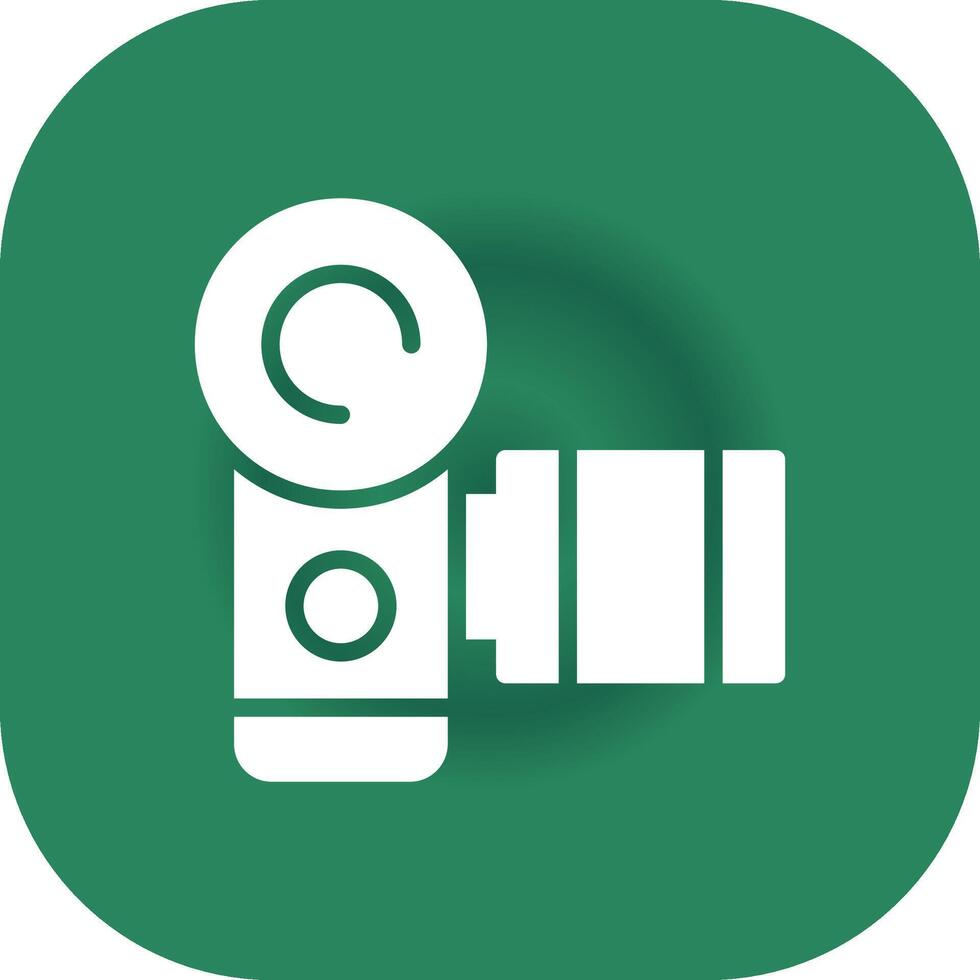 Video Camera Creative Icon Design vector
