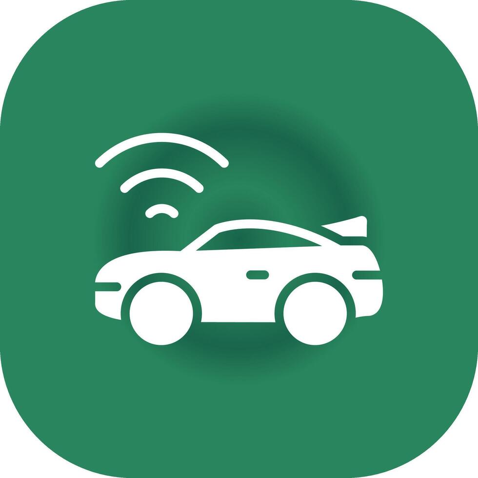 Smart Car Creative Icon Design vector