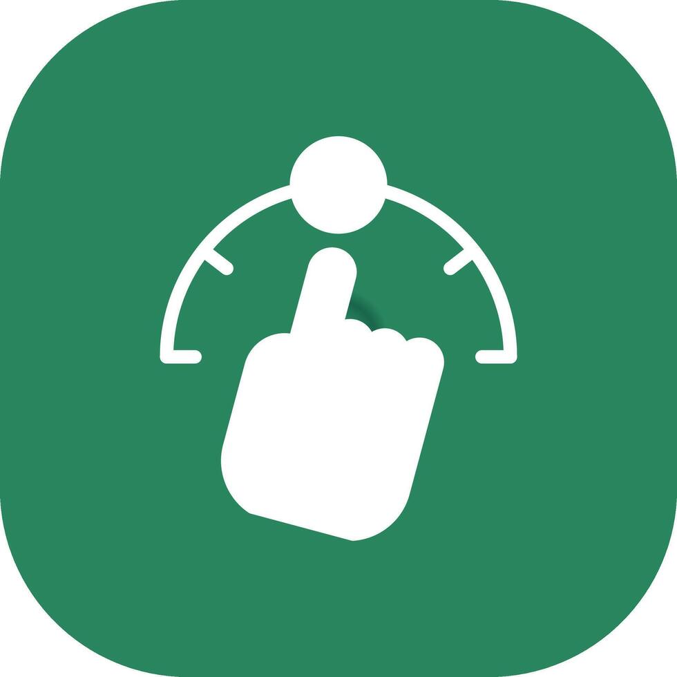 Gesture Control Creative Icon Design vector