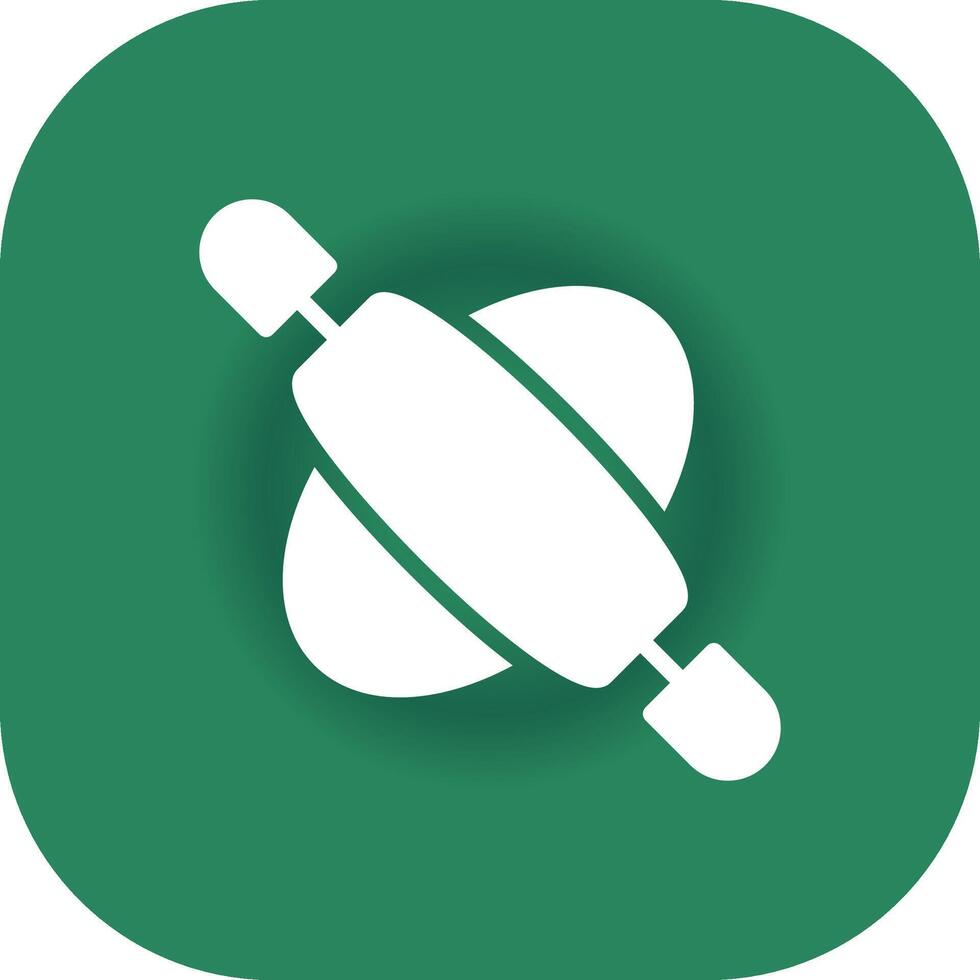 Rolling Pin Creative Icon Design vector