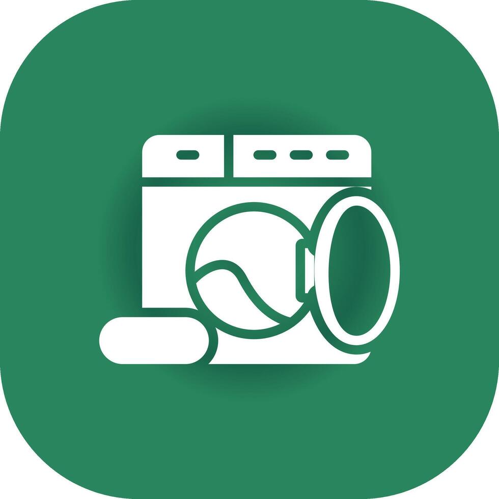 Laundry Creative Icon Design vector