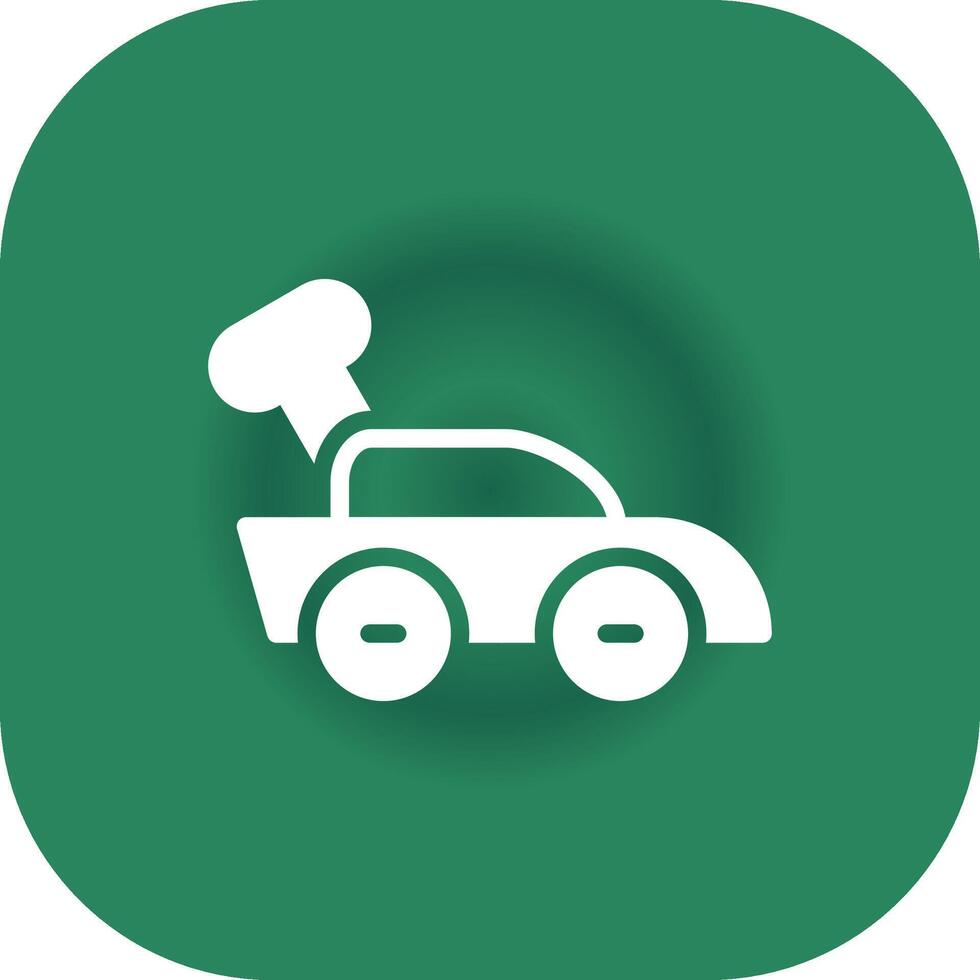Car Toy Creative Icon Design vector