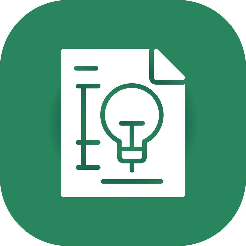 Patent Creative Icon Design vector
