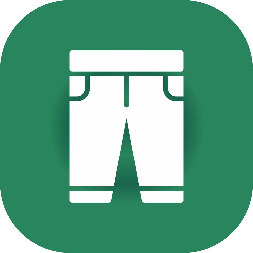 diseño de icono creativo de pantalones vector