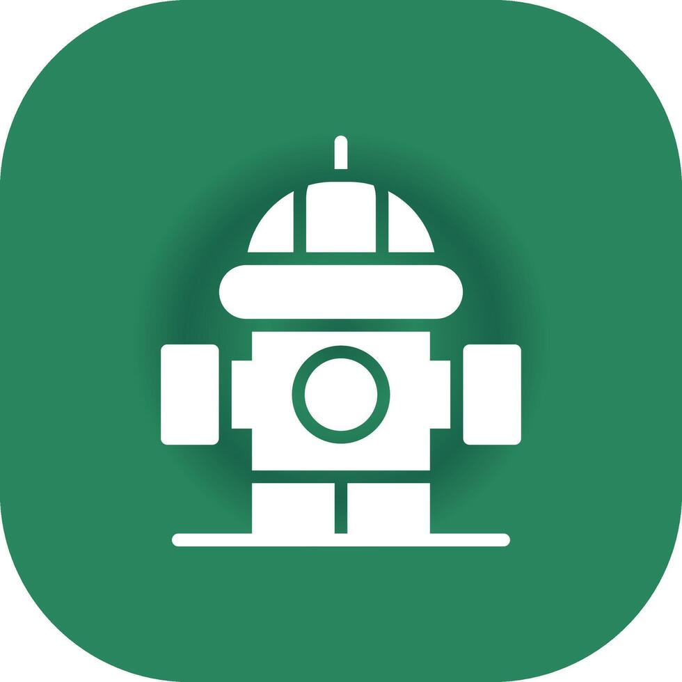 Fire Hydrant Creative Icon Design vector