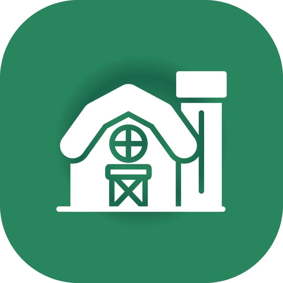 Farm House Creative Icon Design vector