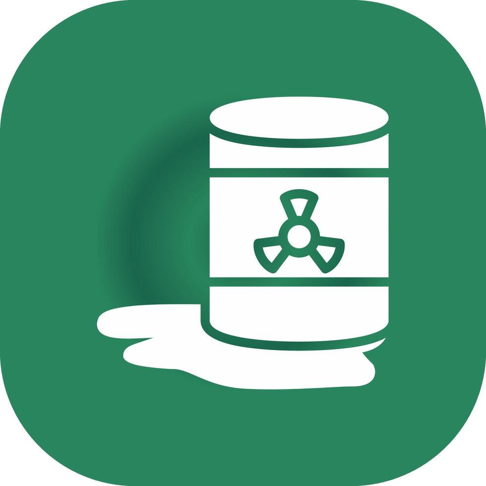 Toxic Waste Creative Icon Design vector