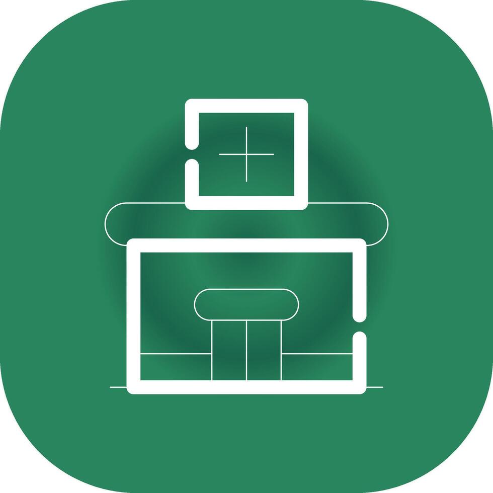 Healthcare Marketplace Creative Icon Design vector