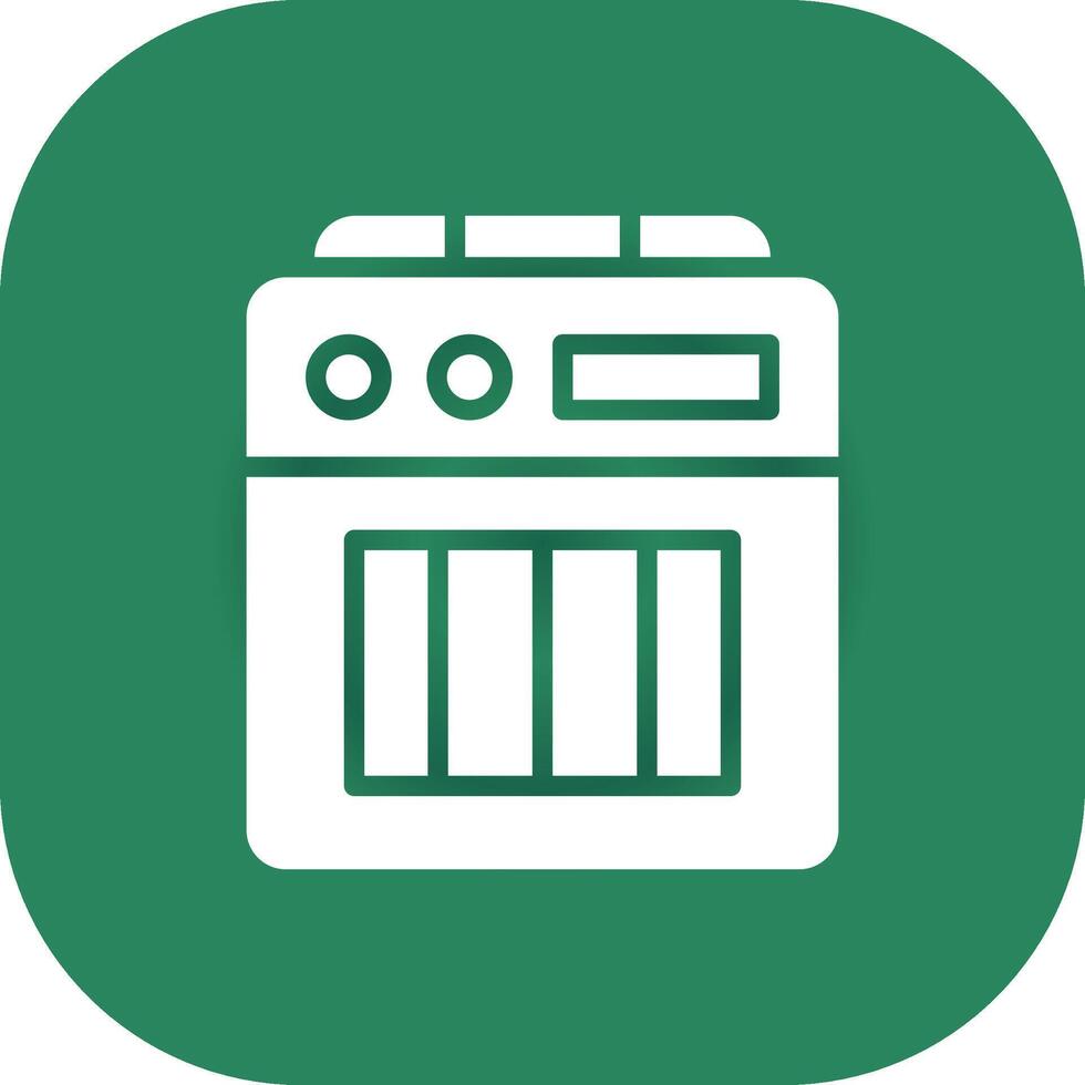 Amplifier Box Creative Icon Design vector