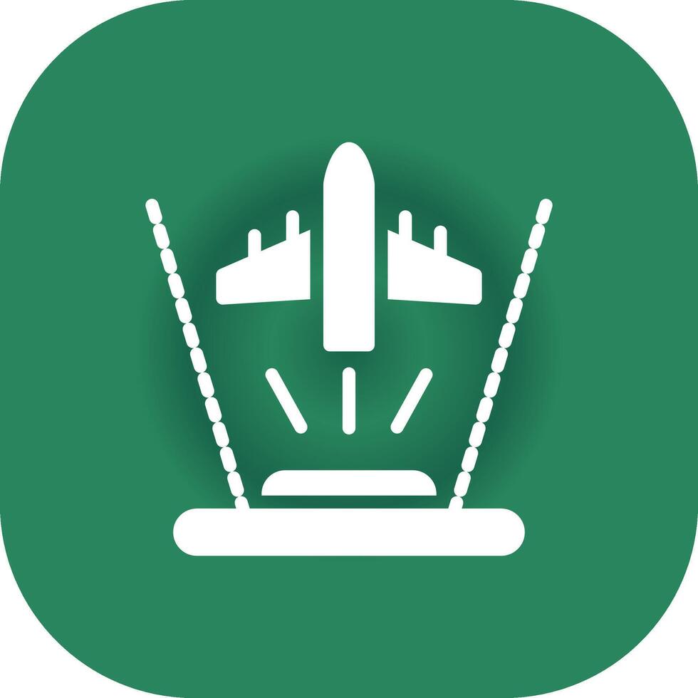 Ar Flight Training Creative Icon Design vector