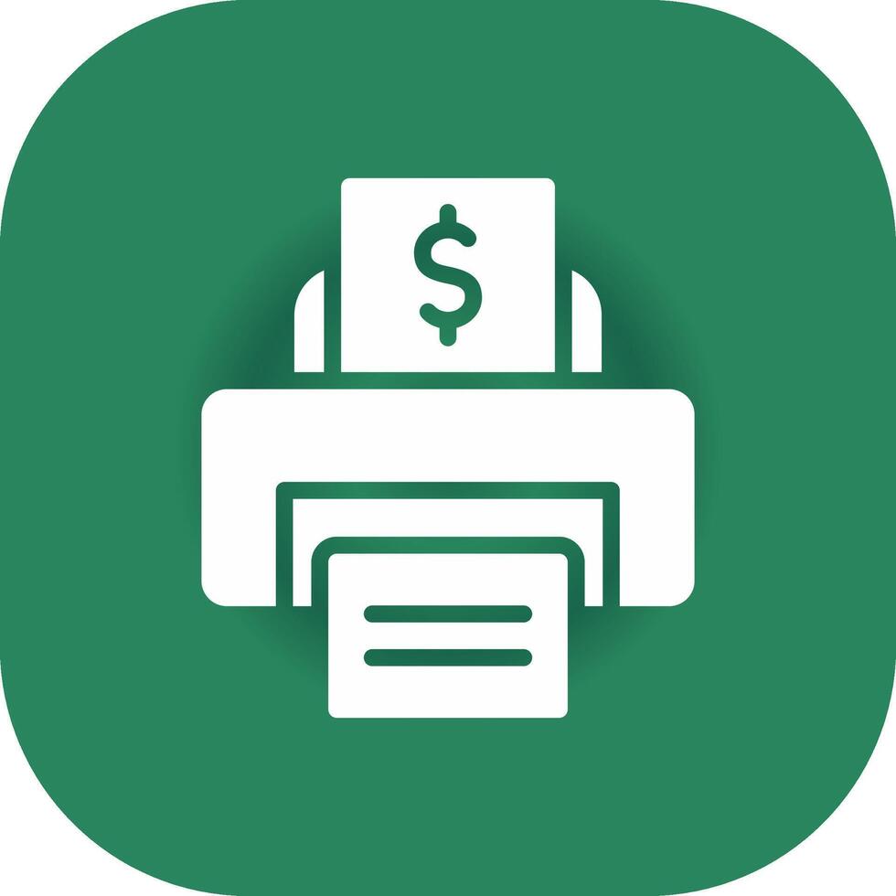 Printer Creative Icon Design vector