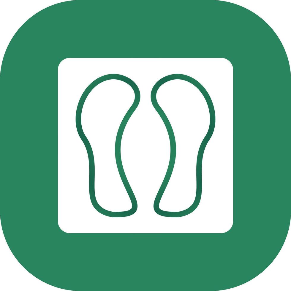Footprint Creative Icon Design vector
