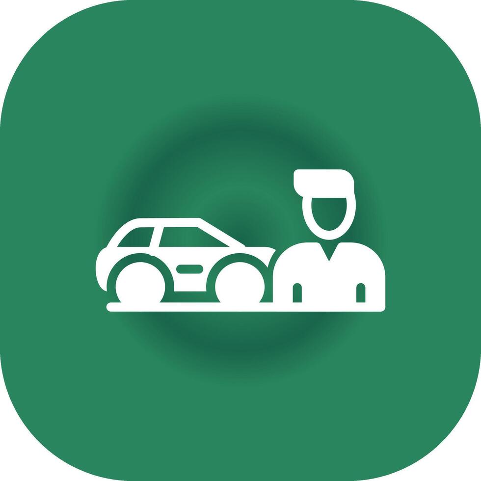 Used Car Dealership Creative Icon Design vector