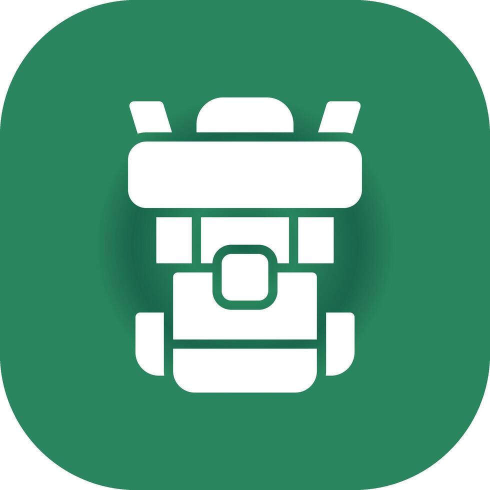 Backpack Creative Icon Design vector