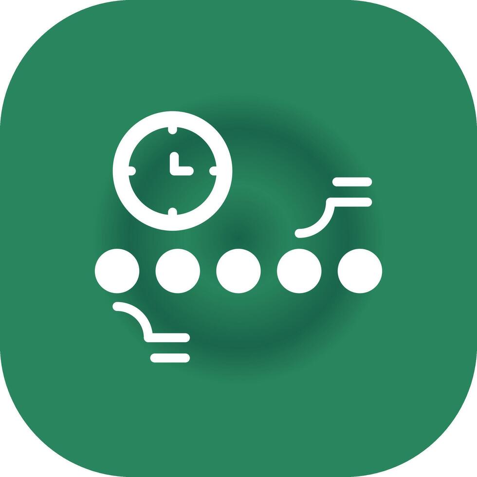 Circle Accent Timeline Creative Icon Design vector