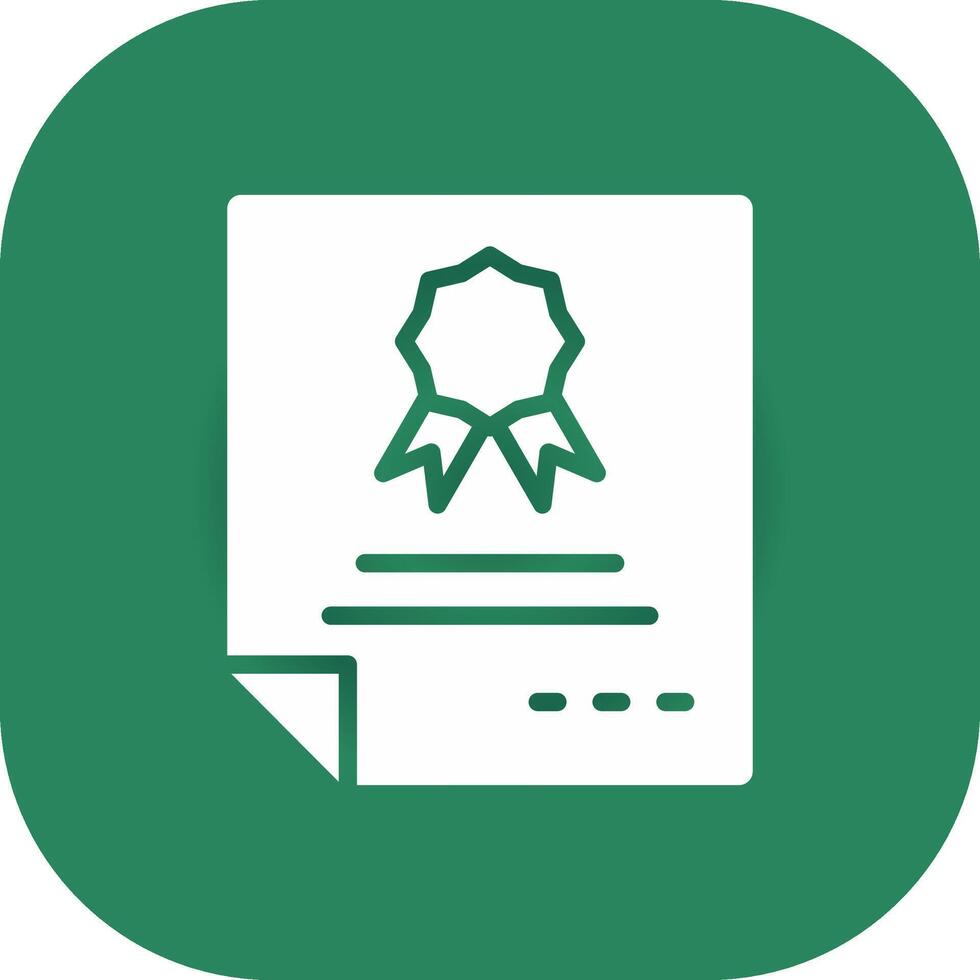 Diploma Creative Icon Design vector