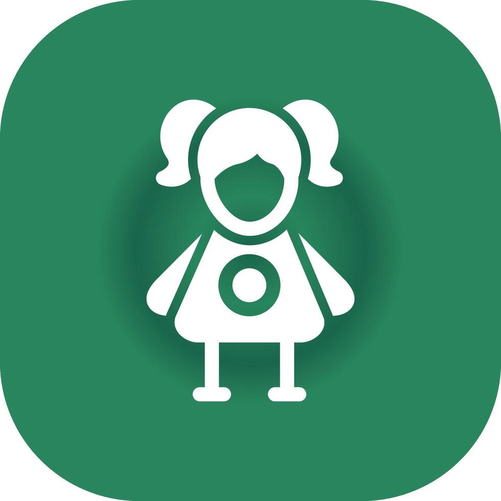Doll Creative Icon Design vector