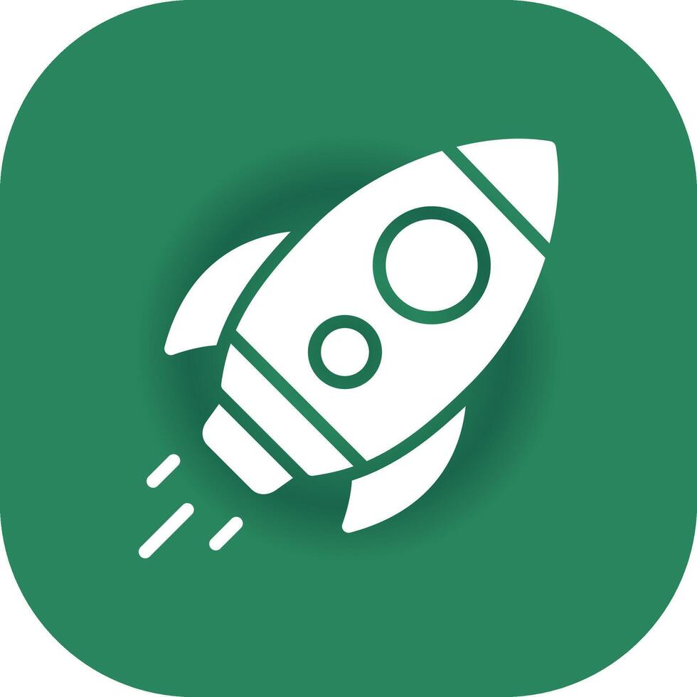 Rocket Creative Icon Design vector