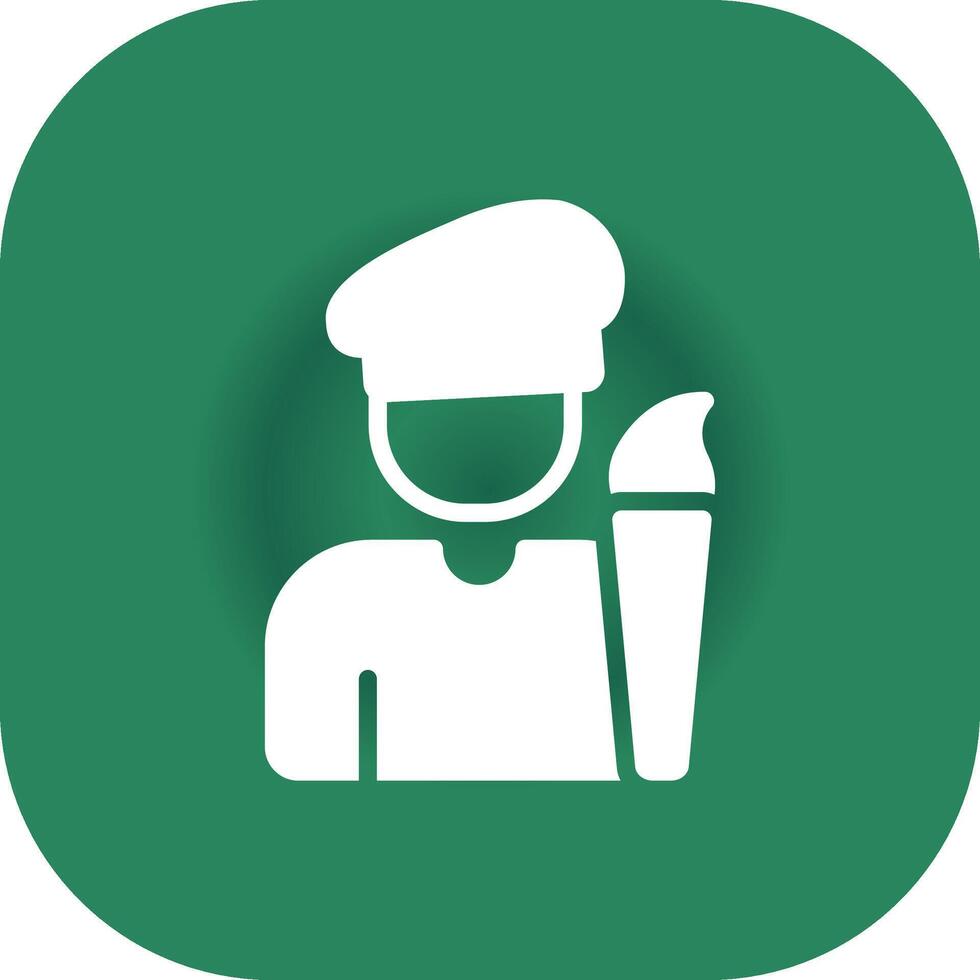 Artist Creative Icon Design vector