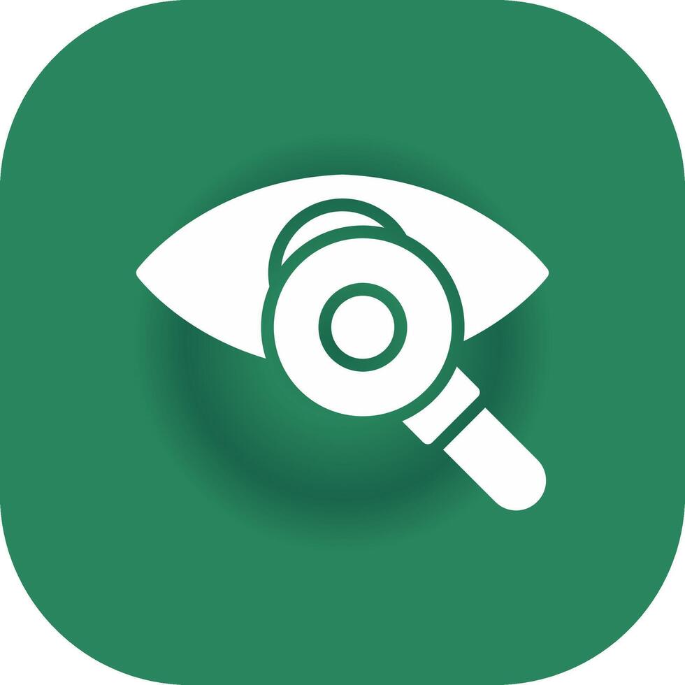 Eye Test Creative Icon Design vector