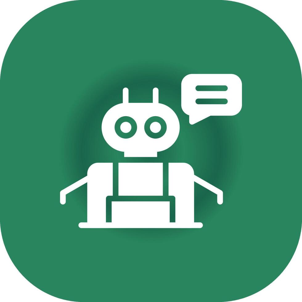 Chatbot Creative Icon Design vector