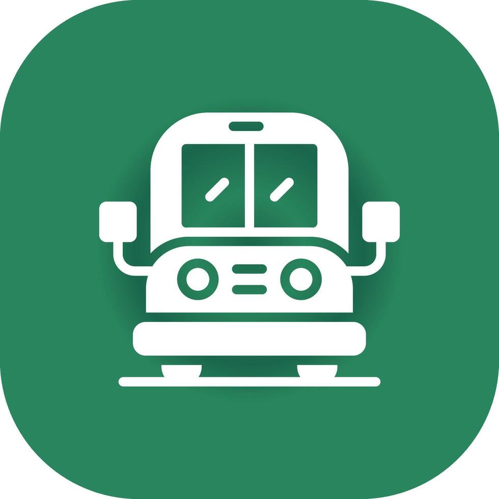 Bus Creative Icon Design vector