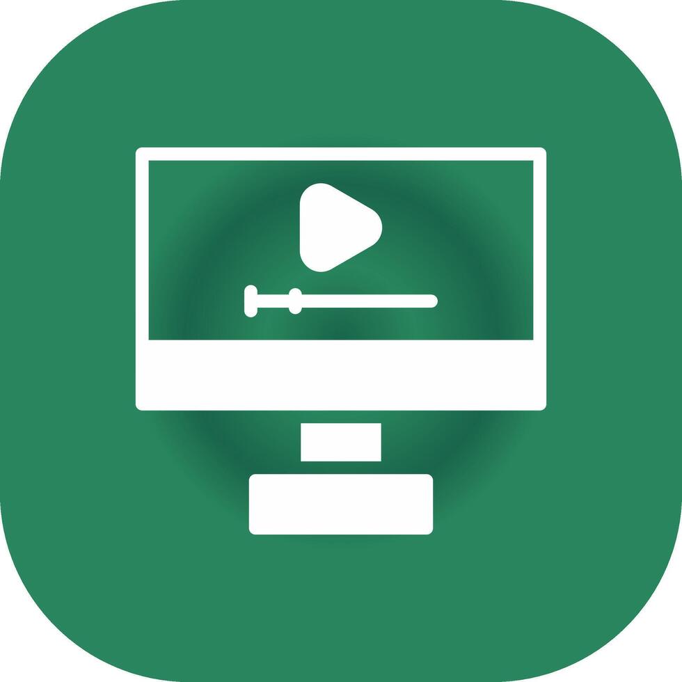Video Creative Icon Design vector