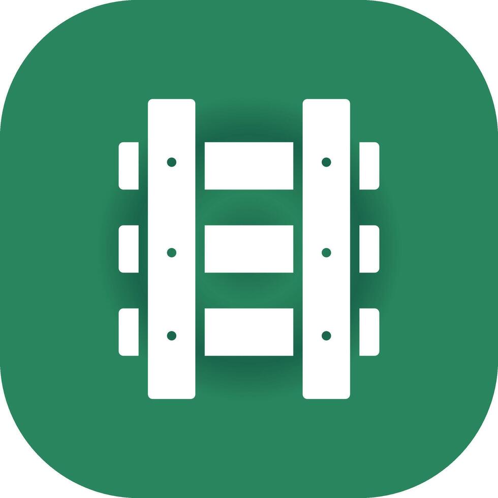 Train Tracks Creative Icon Design vector