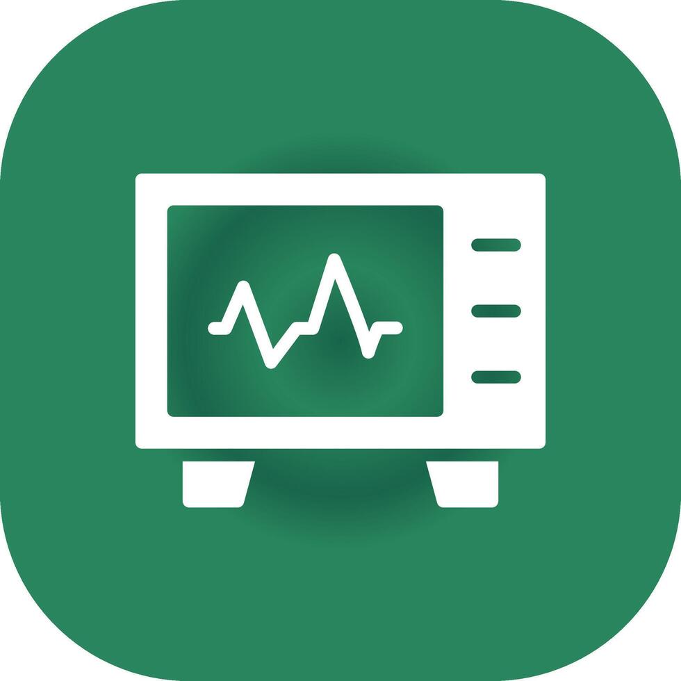 Cardiogram Creative Icon Design vector