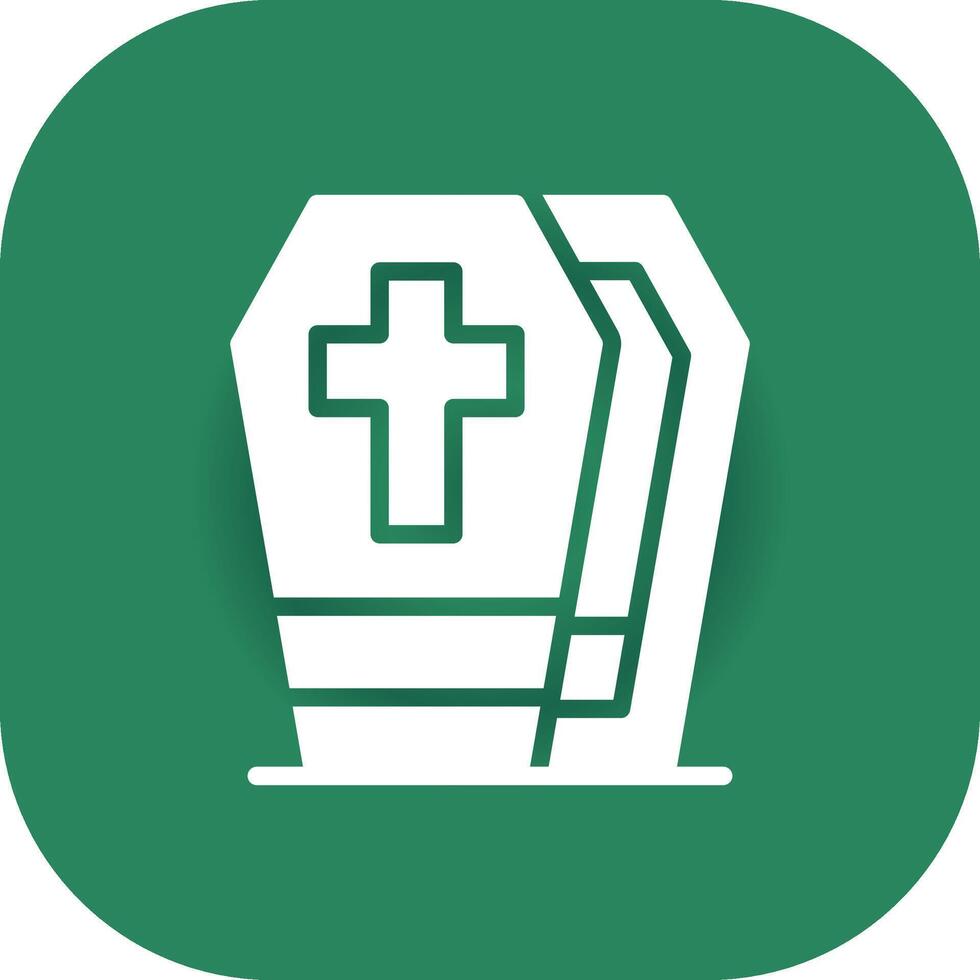 Coffin Creative Icon Design vector