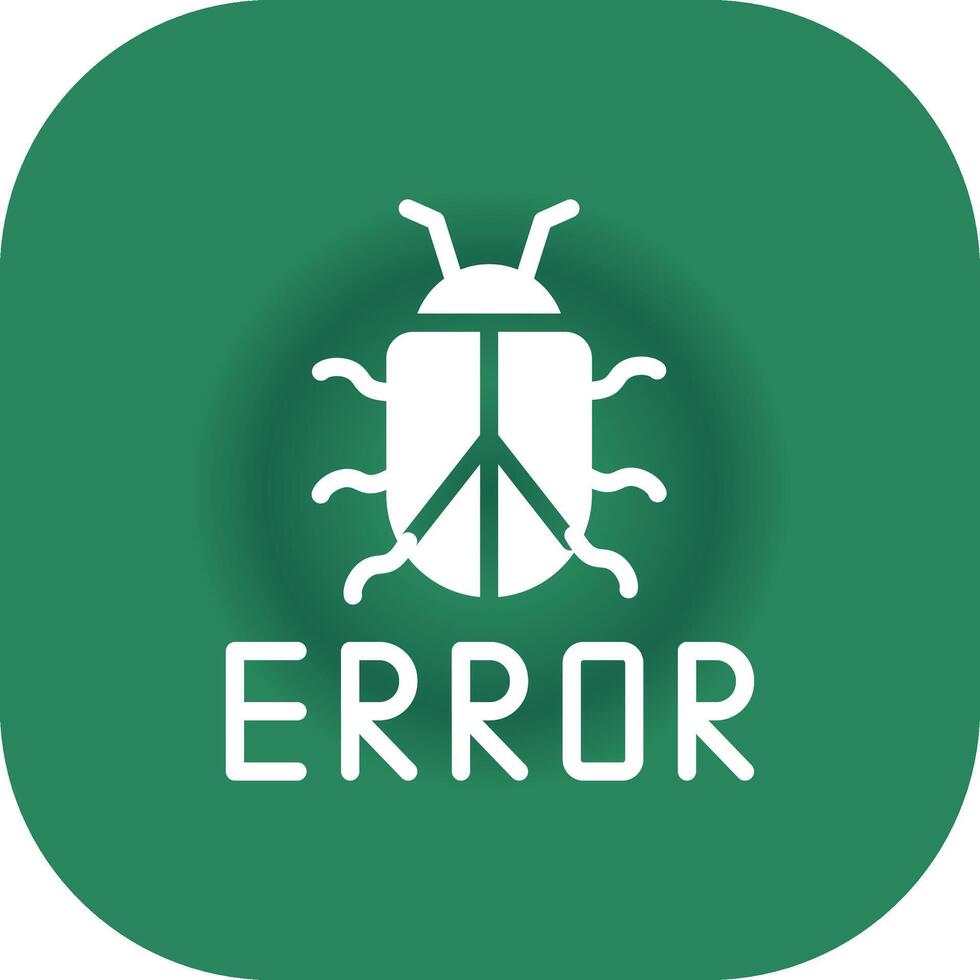 Bug Creative Icon Design vector