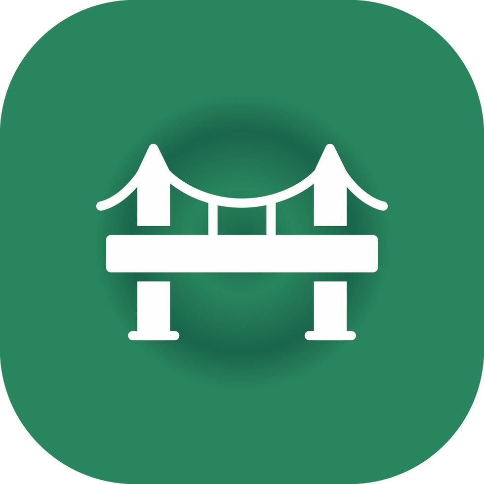 Bridge Creative Icon Design vector