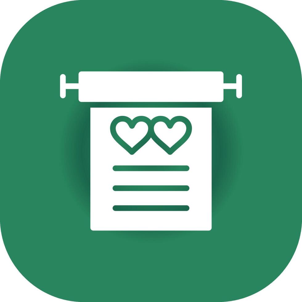 Wedding Vows Creative Icon Design vector