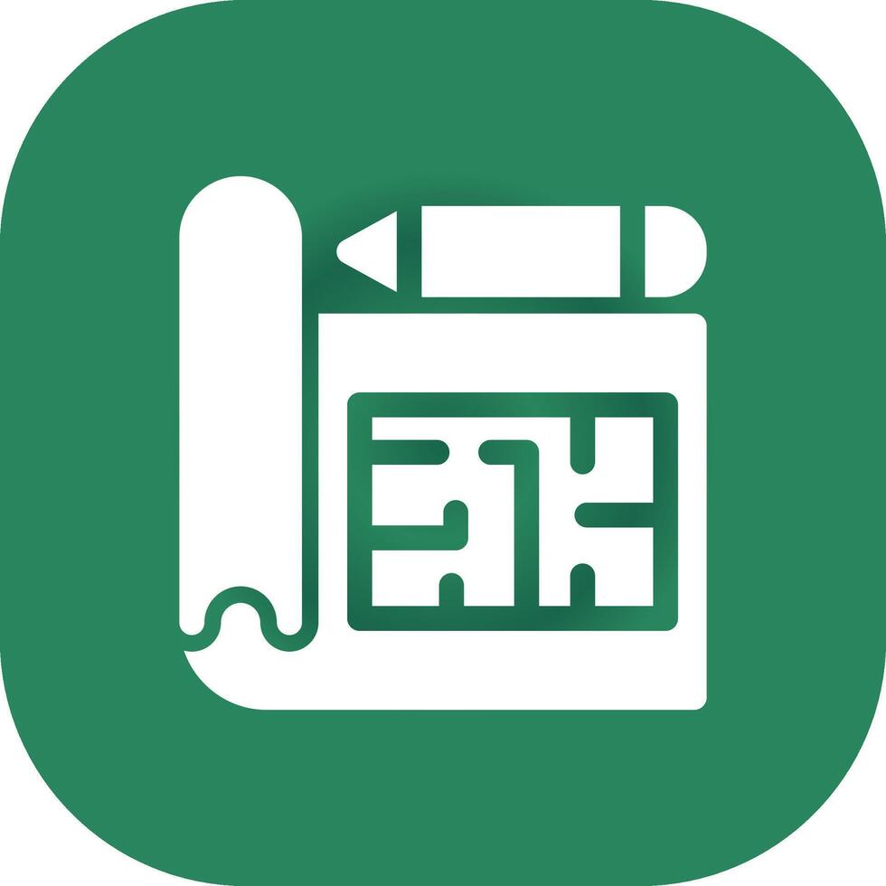 Blueprint Creative Icon Design vector
