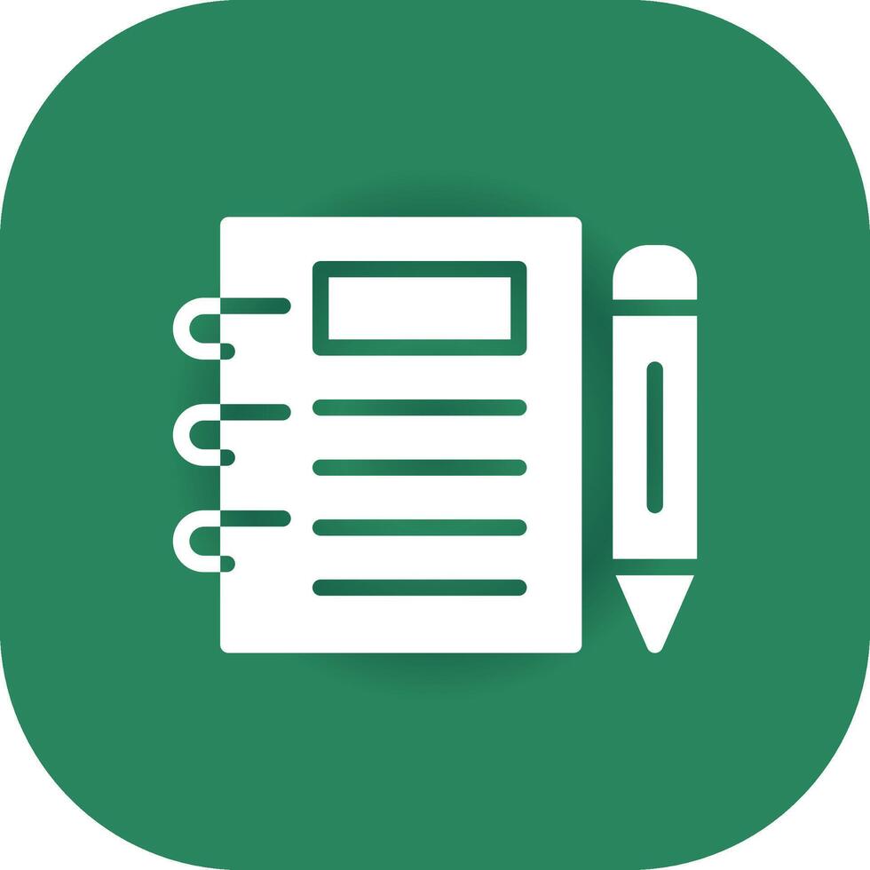Notebook Creative Icon Design vector