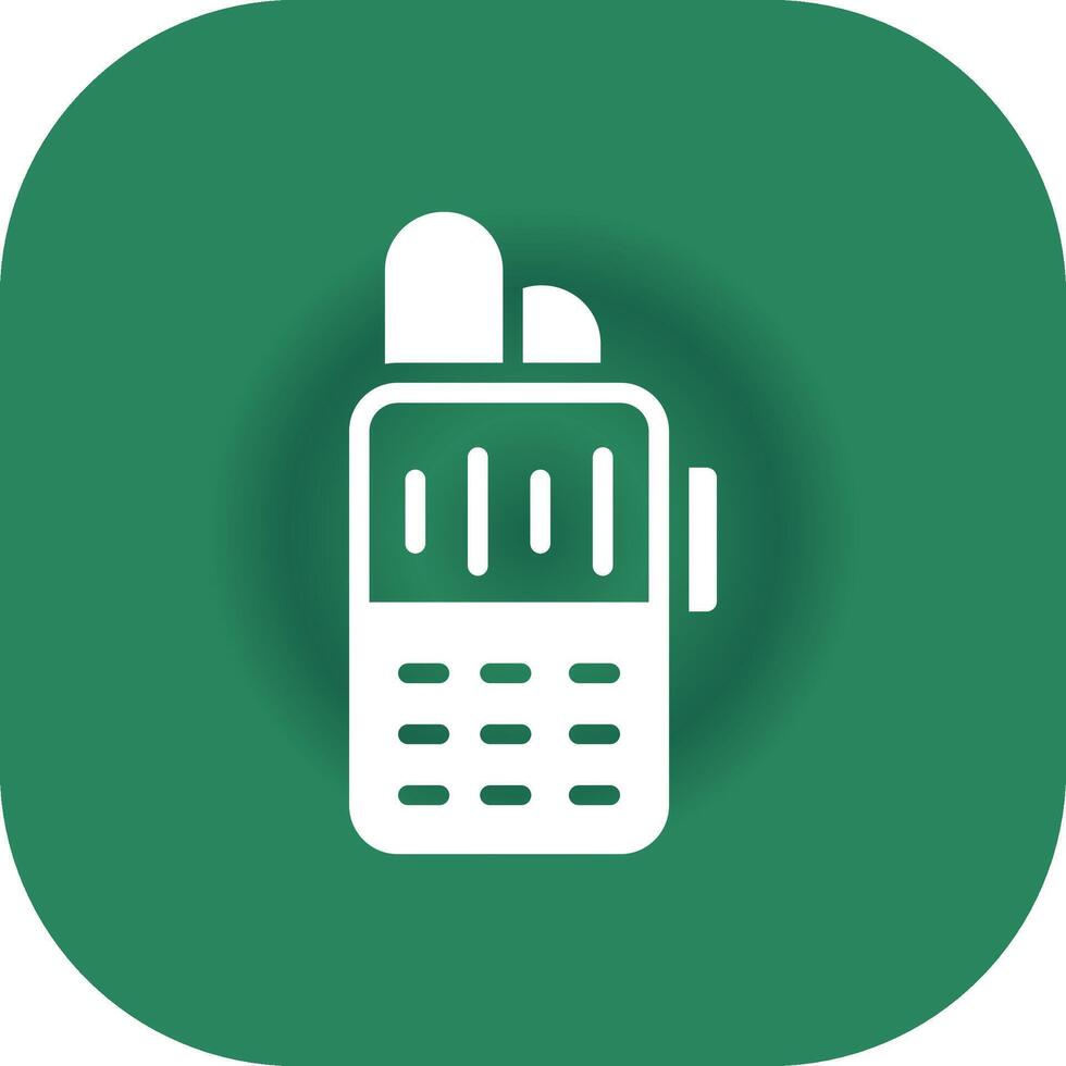 Walkie Talkie Creative Icon Design vector