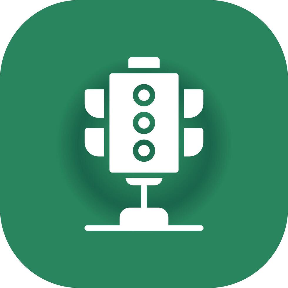 Traffic Lights Creative Icon Design vector