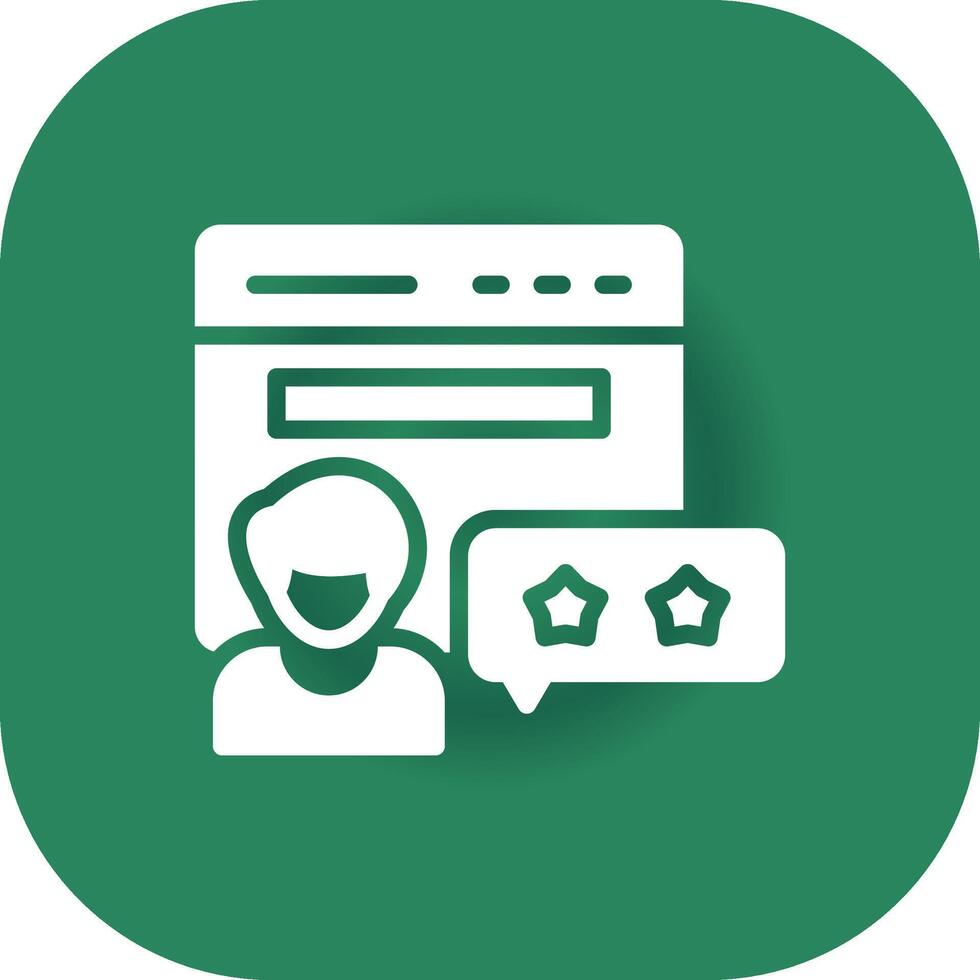 Review Creative Icon Design vector