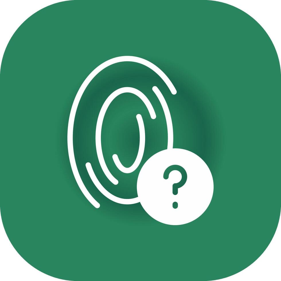 Fingerprint Creative Icon Design vector