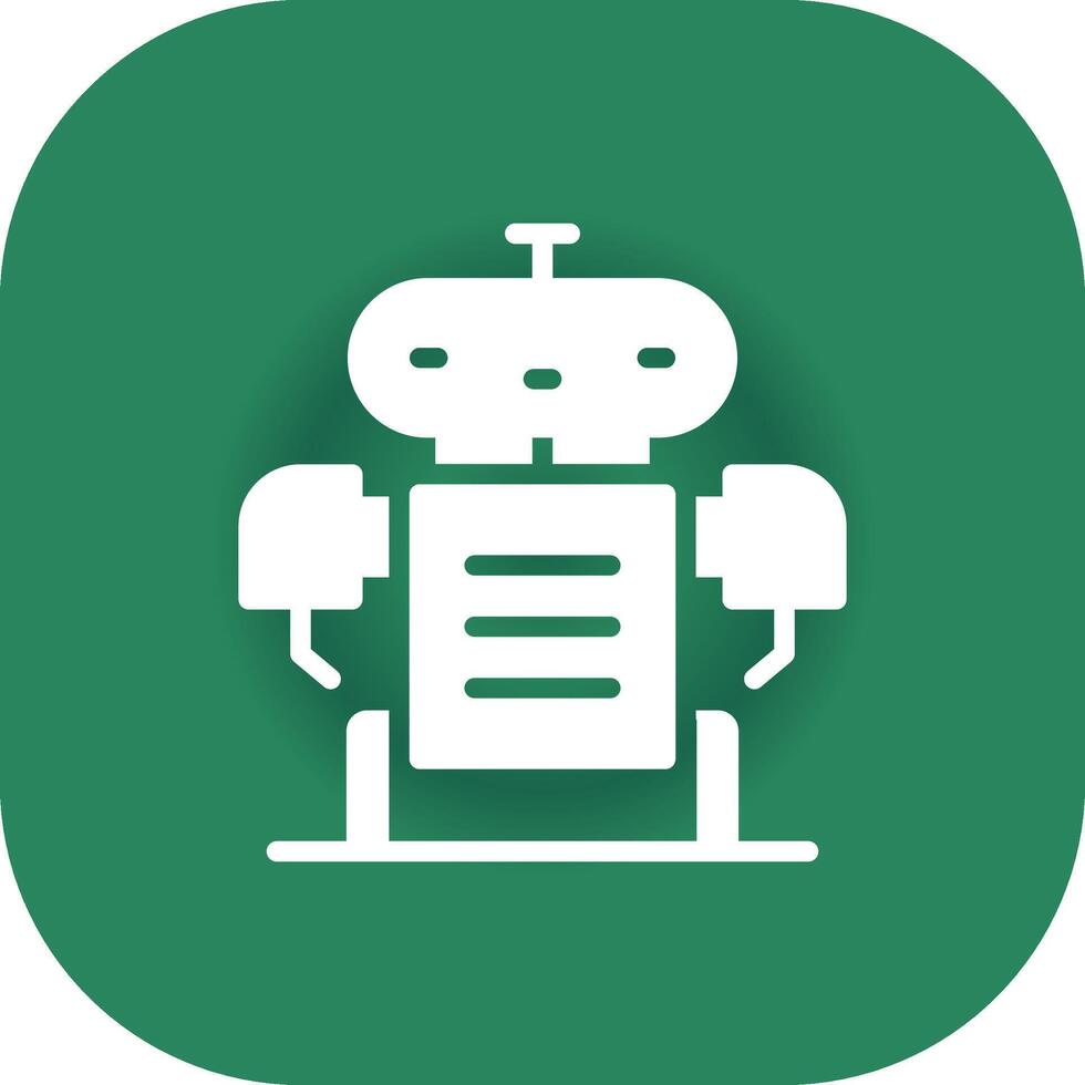 diseño de icono creativo robot vector