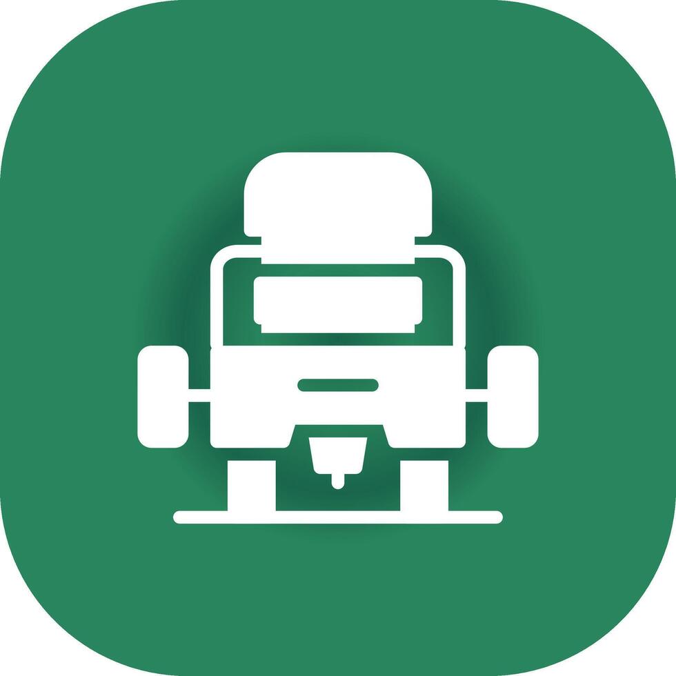 Router Machine Creative Icon Design vector