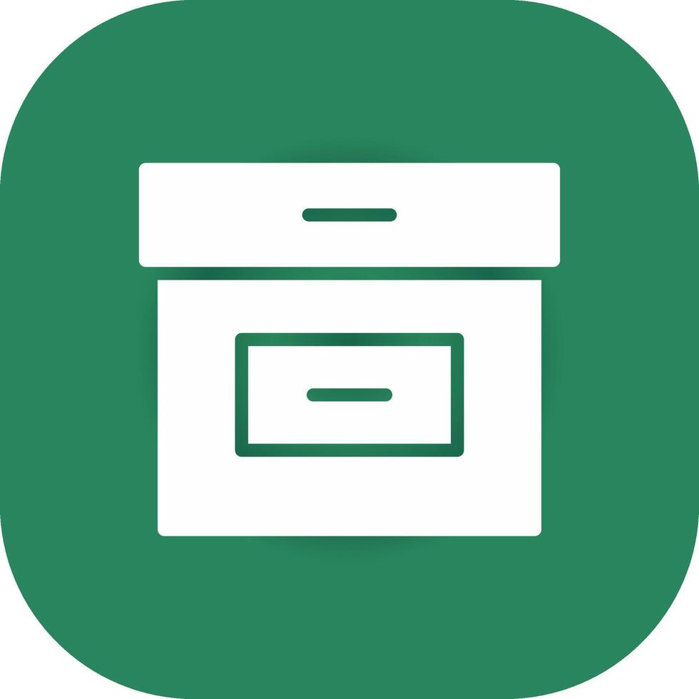 diseño de icono creativo de caja vector