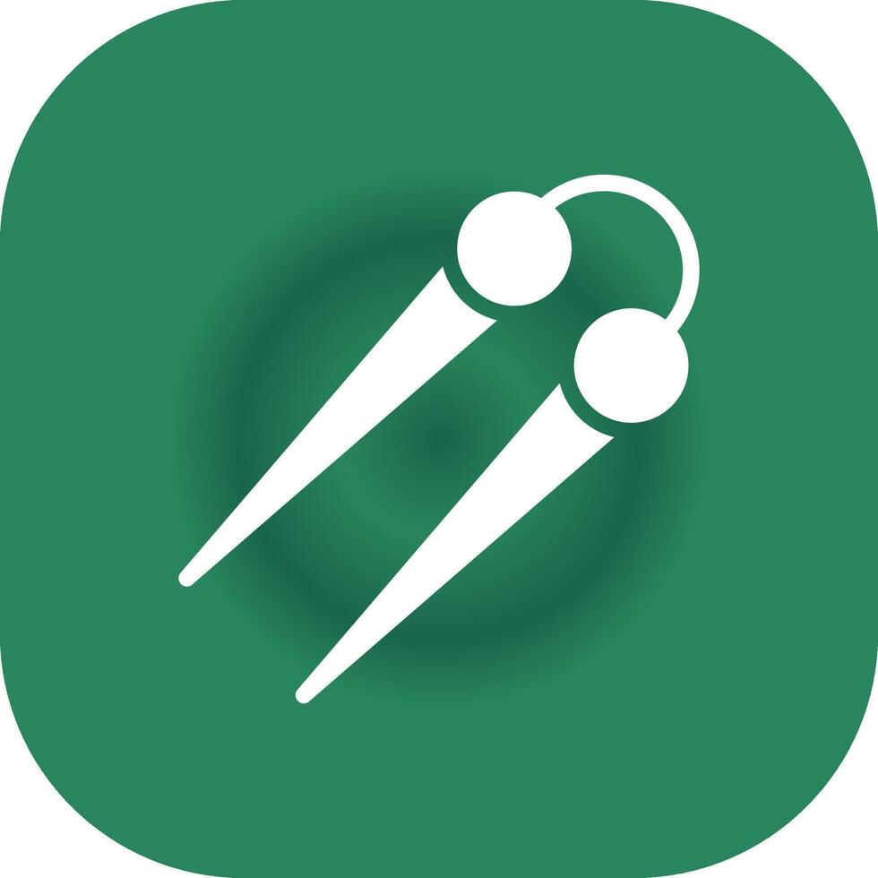 Knitting Needles Creative Icon Design vector