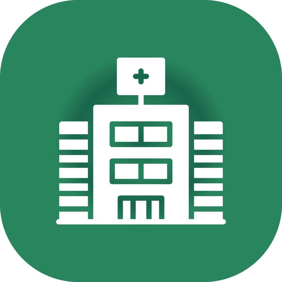 diseño de icono creativo de hospital vector