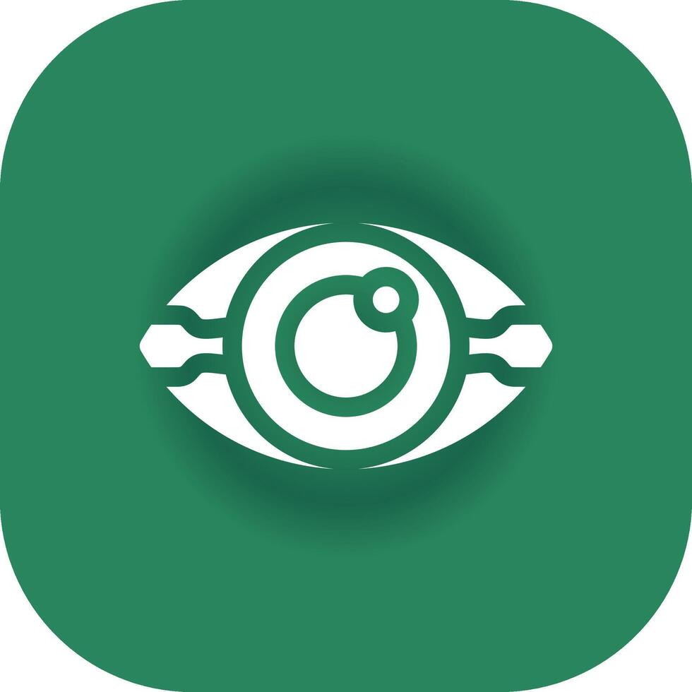 Cataract Creative Icon Design vector