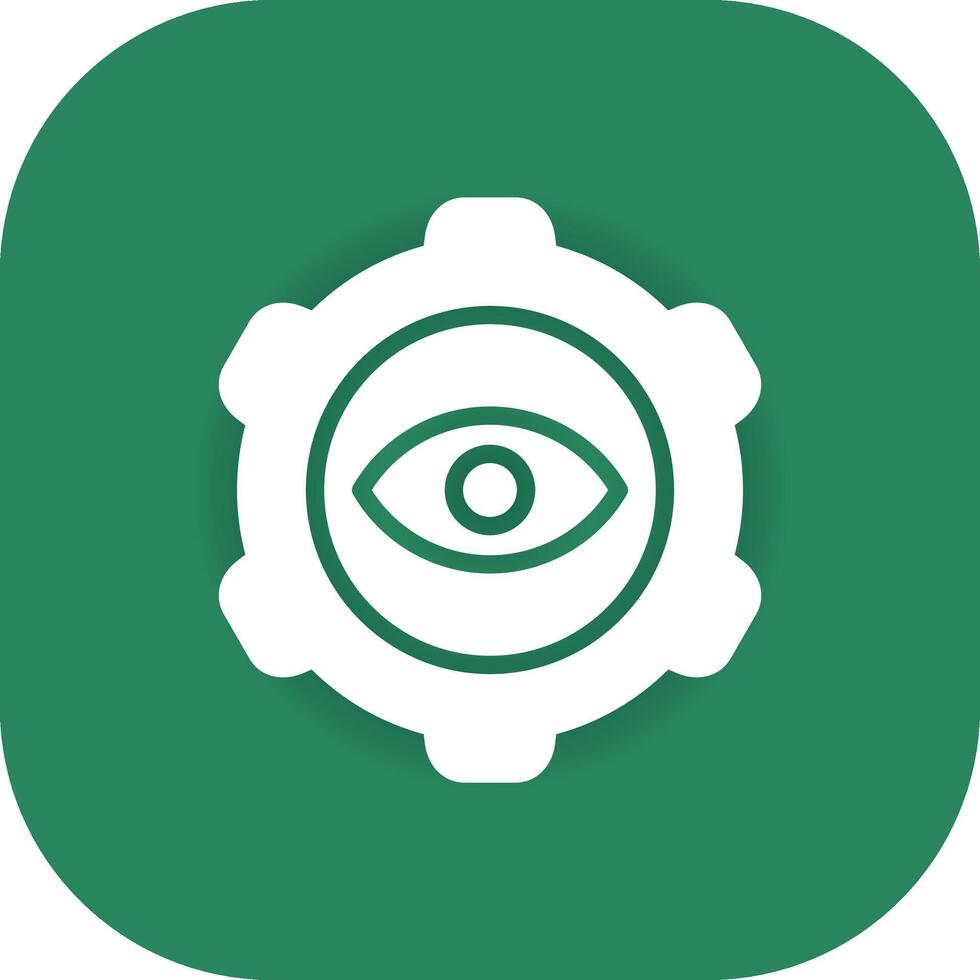 Eye Setting Creative Icon Design vector