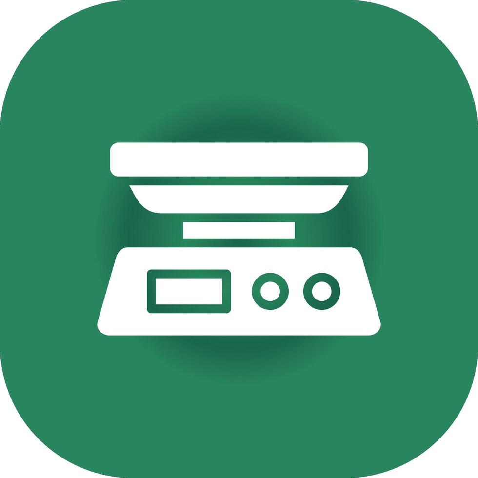 Food Scale Creative Icon Design vector