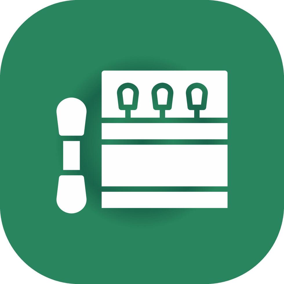 Cotton Swabs Creative Icon Design vector
